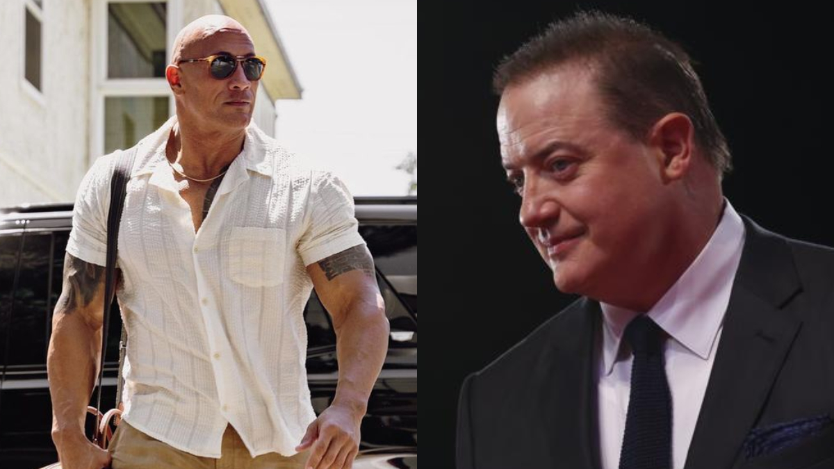 Dwayne 'The Rock' Johnson cheers for first co-star Brendan Fraser's comeback with The Whale