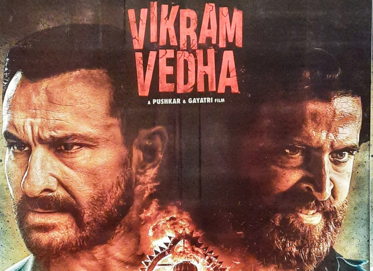 Vikram Vedha Trailer Hrithik RoshanSaif Ali Khan's showdown appears