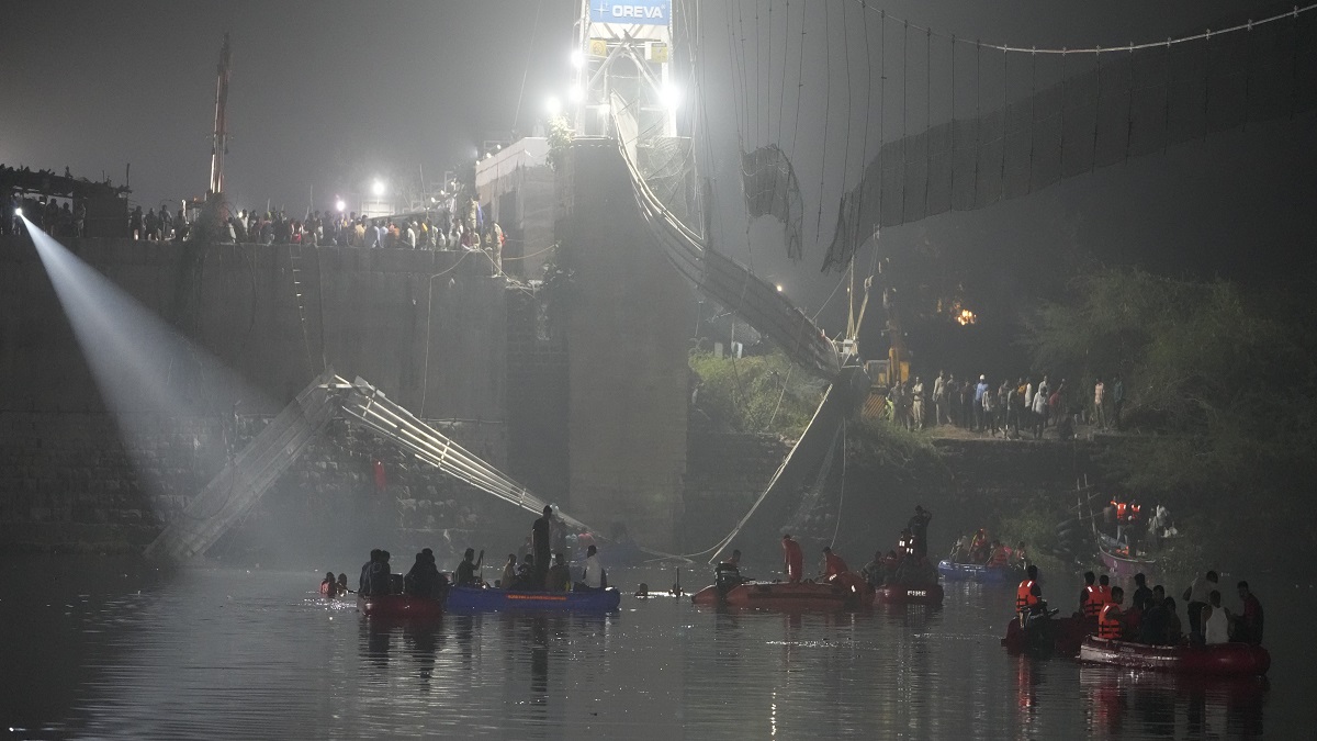 Morbi bridge collapse Survivors recount horror; say majority of victims were children on Diwali vacation India News