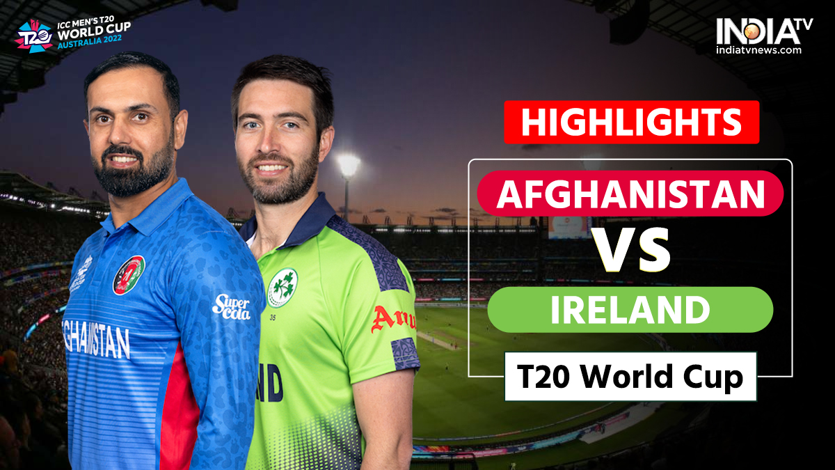 AFG vs IRE, Super 12, Highlights Match abandoned due to rain; AFGIRE