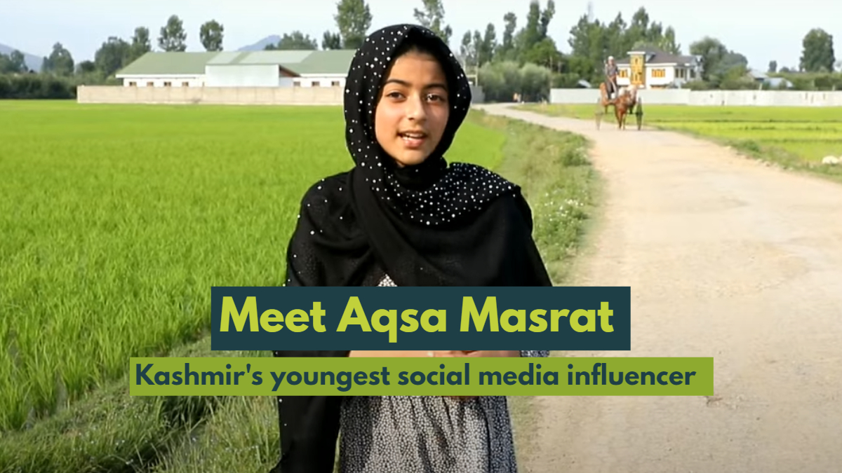 Badalta Kashmir: Know all about valley's youngest social media influencer Aqsa Masrat