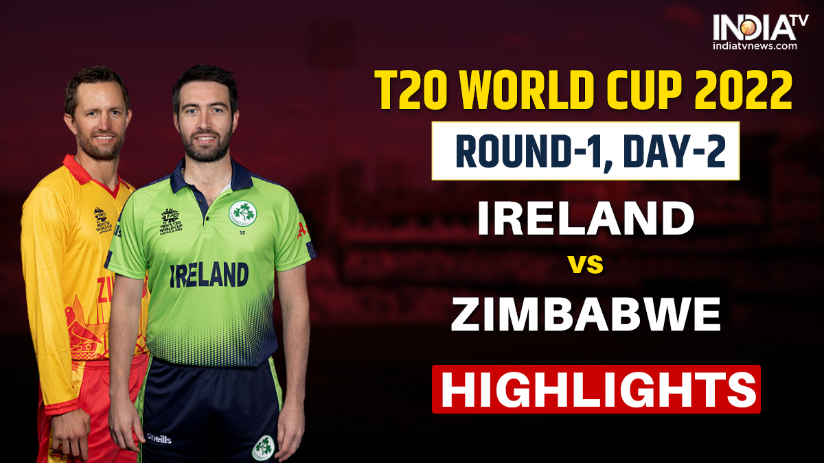 IRE vs ZIM, T20 WC R1, Score, Highlights ZIM start with a bang, beat IRE by 31 runs Cricket News