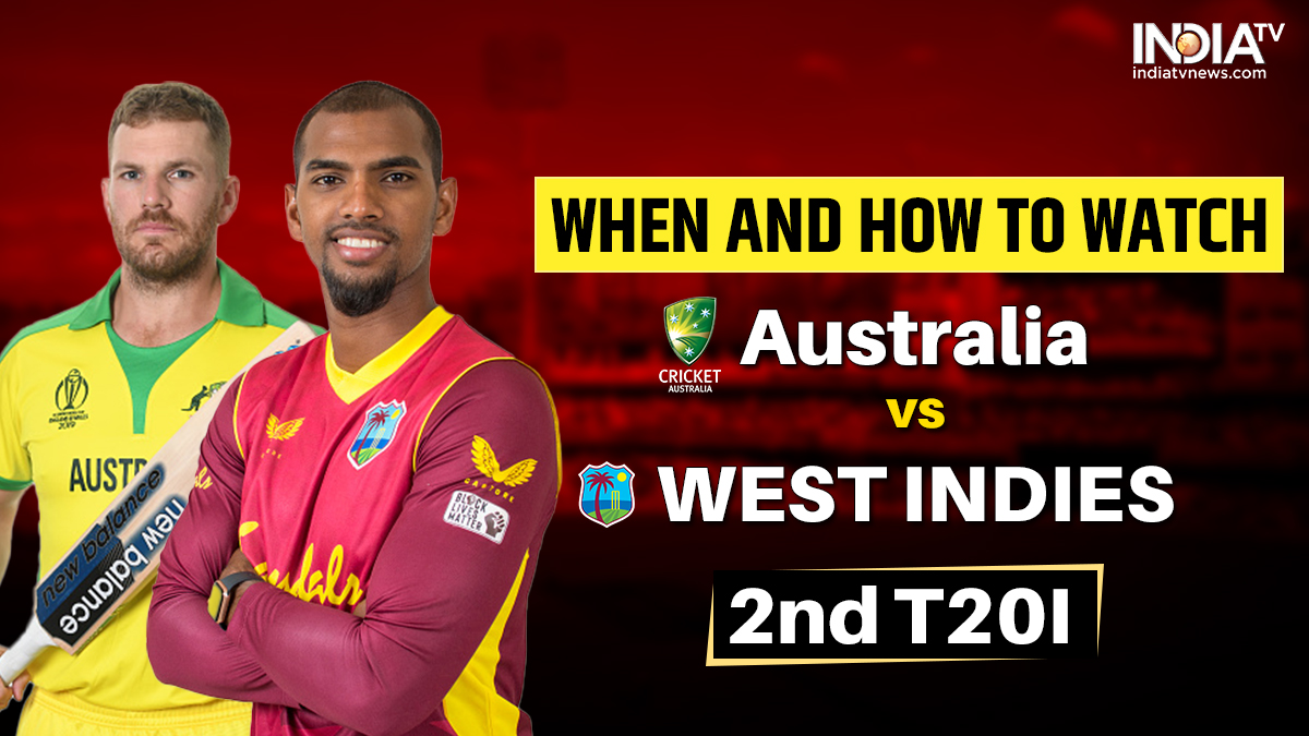 AUS vs WI 2nd T20I When and How to watch Australia vs West Indies 2nd