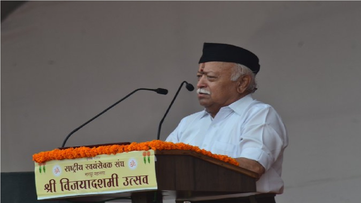 Rss Chief Mohan Bhagwat Addresses Nagpur Vijayadashmi Program, Bats For 