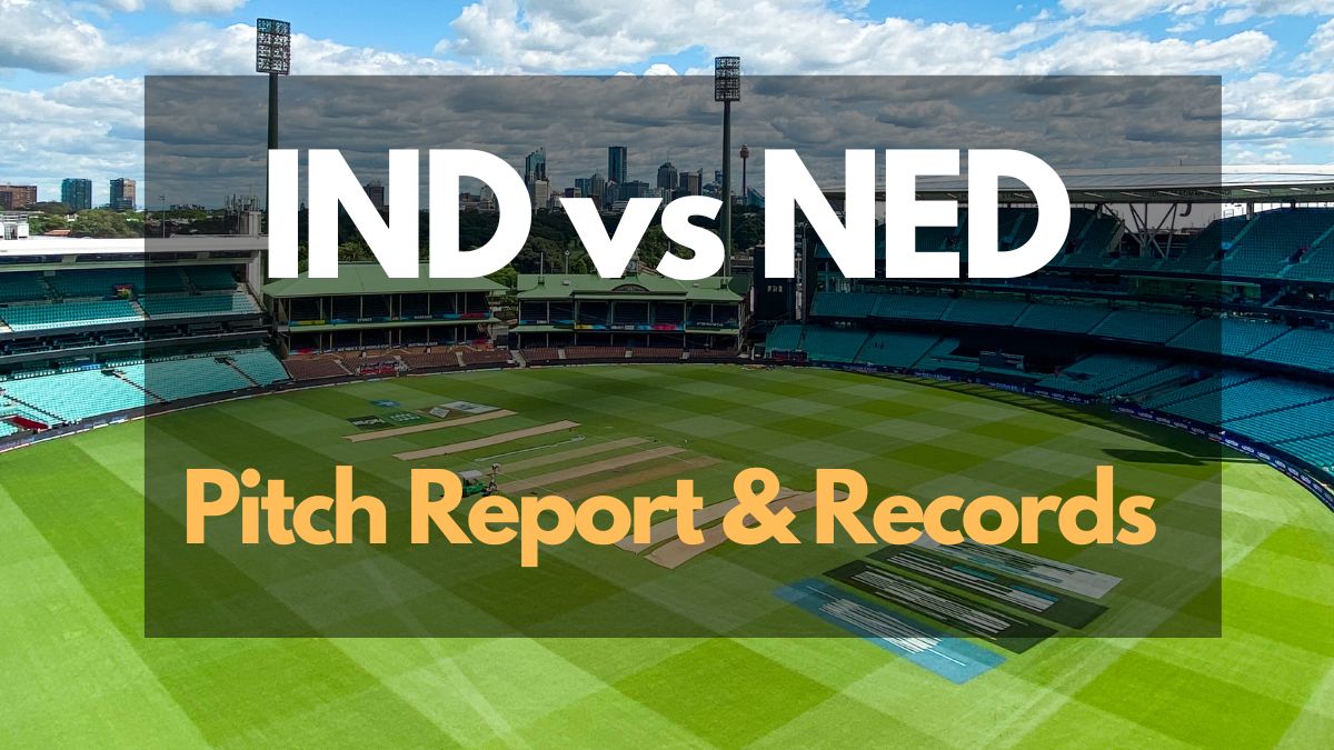 T20 World Cup, IND vs NED |  Pitch report to records – Here’s everything about Sydney Cricket Ground