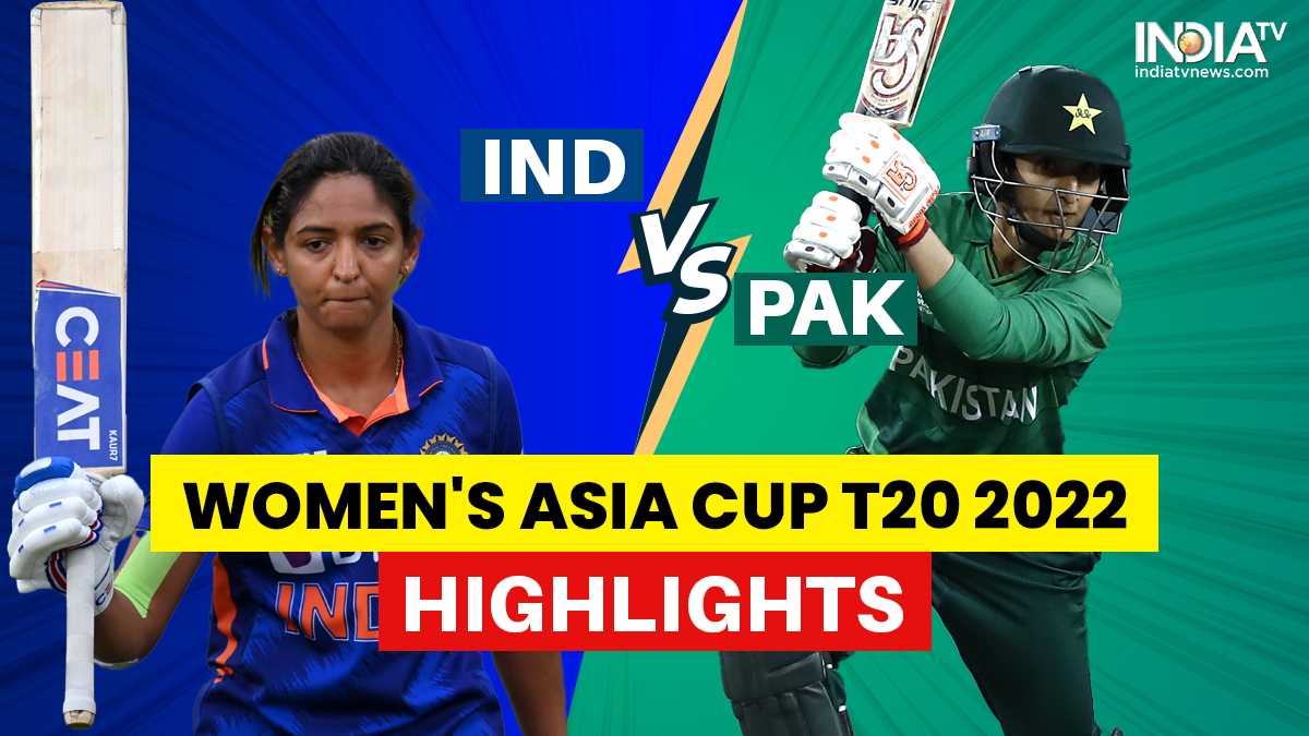 IND-W vs PAK-W, Womens Asia Cup T20 2022, Highlights IND lose humdinger to PAK by 13 runs Cricket News
