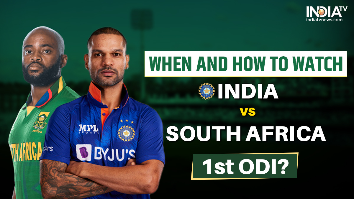 IND vs SA 1st ODI When and How to watch India vs South Africa 1st ODI in India? Cricket News