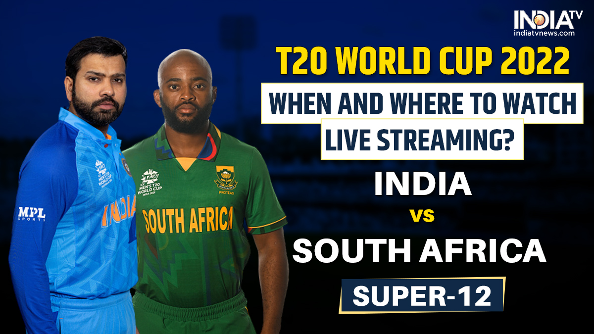 IND vs SA, T20 World Cup Live Streaming Details When and where to watch India vs South Africa on TV, online Cricket News