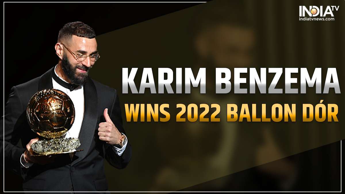 Ballon d'Or 2022: Karim Benzema wins prestigious prize after leading Real  Madrid to 14th Champions League title – India TV