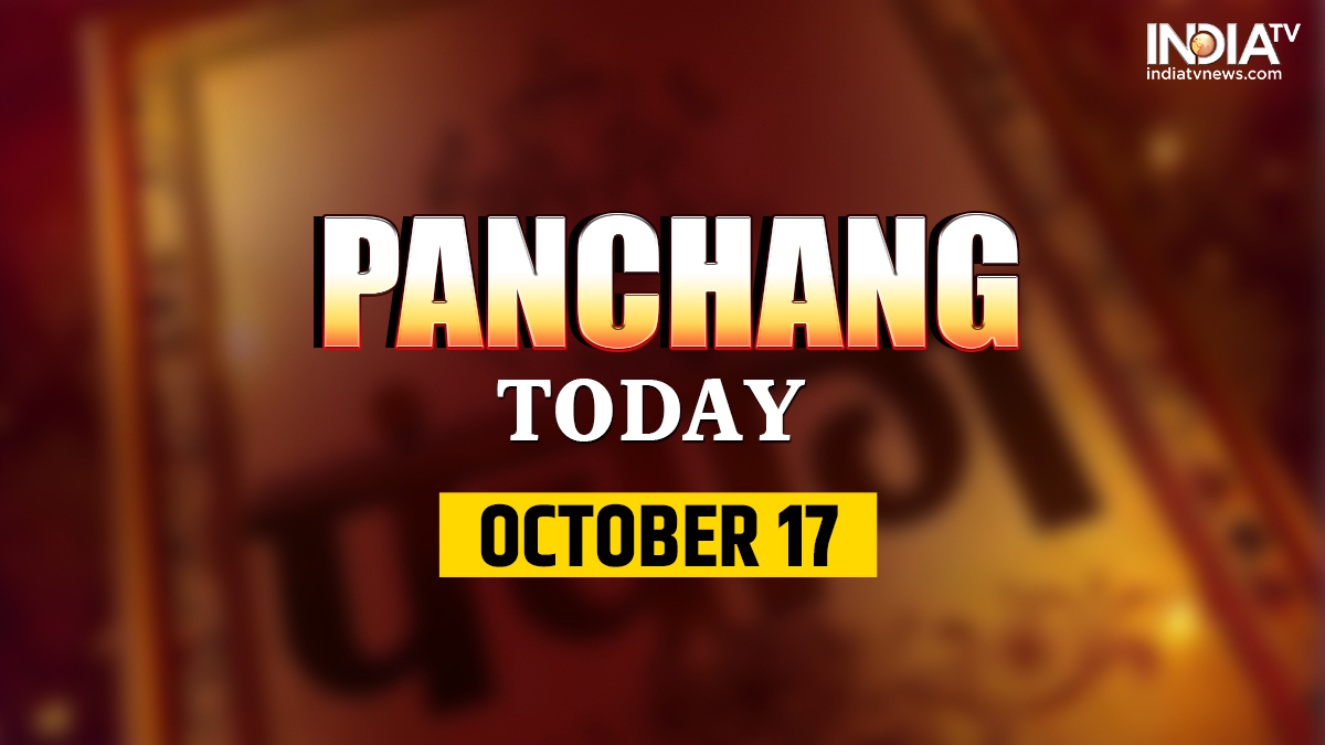 Aaj Ka Panchang 17 October 2022: Know Monday's Panchang, Rahukal, Shubh ...