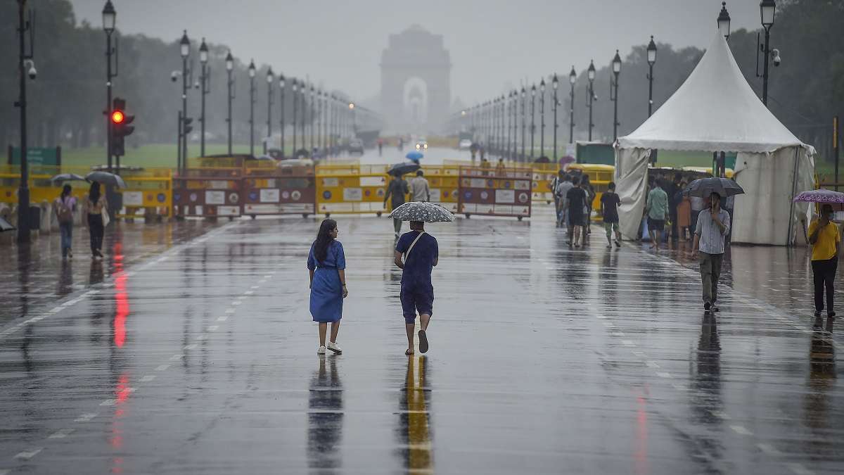 Delhi weather update Heavy rains lash national capital; more downpour