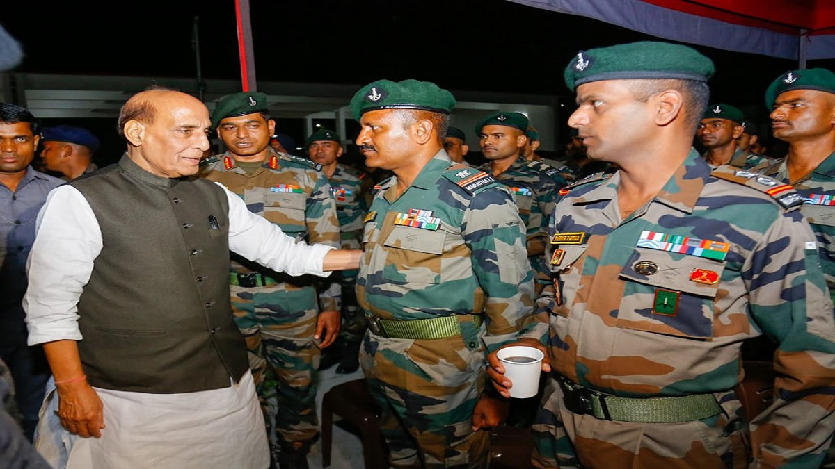 'Real pride of India': Rajnath Singh hails soldiers' valour after performing Shastra Puja in Auli