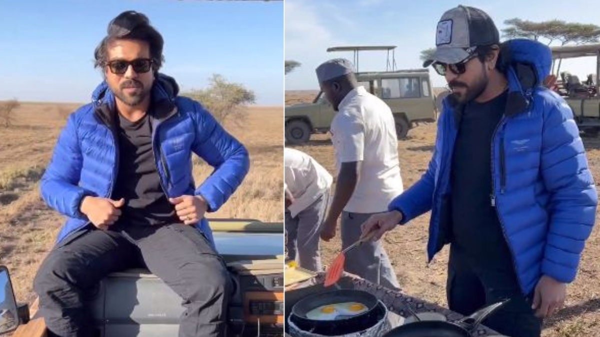 After Japan, RRR actor Ram Charan enjoys his vacation in Africa. See viral photos & videos