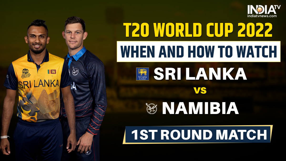 T20 World Cup 2022 When and How to watch Sri Lanka vs Namibia Round 1 match in India? Cricket News