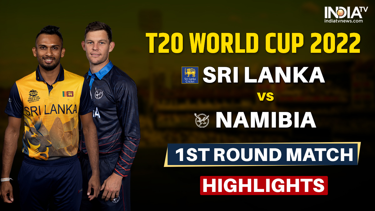 Live Streaming Of Sri Lanka Vs Namibia, ICC T20 World Cup: When And Where  To Watch SL Vs NAM Cricket Match