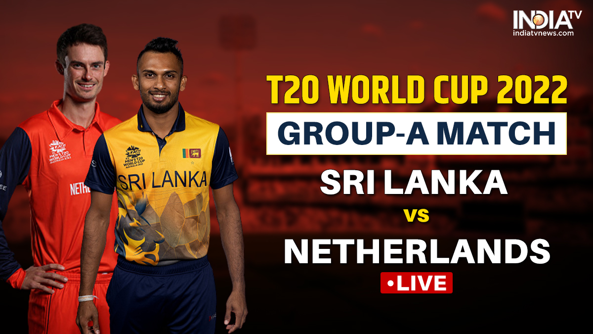 LIVE, Sri Lanka vs Netherlands, T20 World Cup 2021, Full Cricket Score -  Firstcricket News, Firstpost