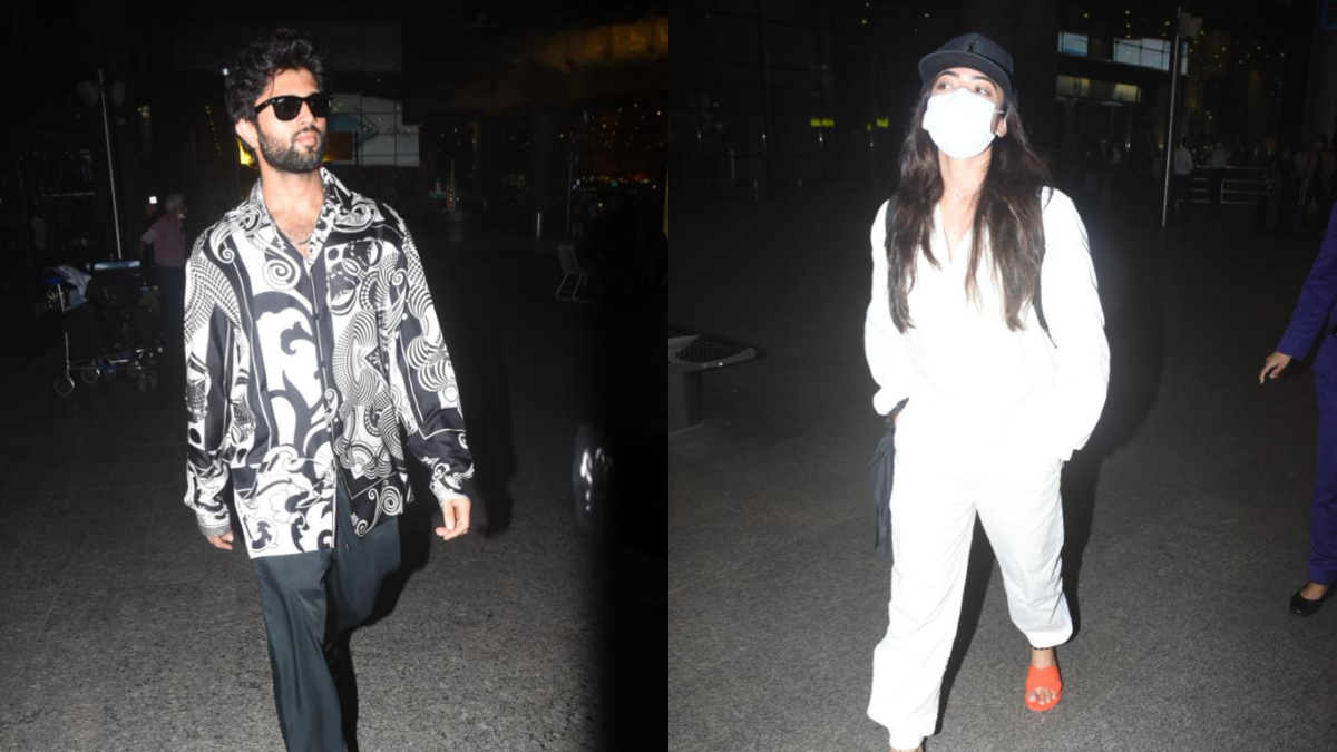 Rashmika Mandanna, Vijay Deverakonda return from Maldives vacation | PICS