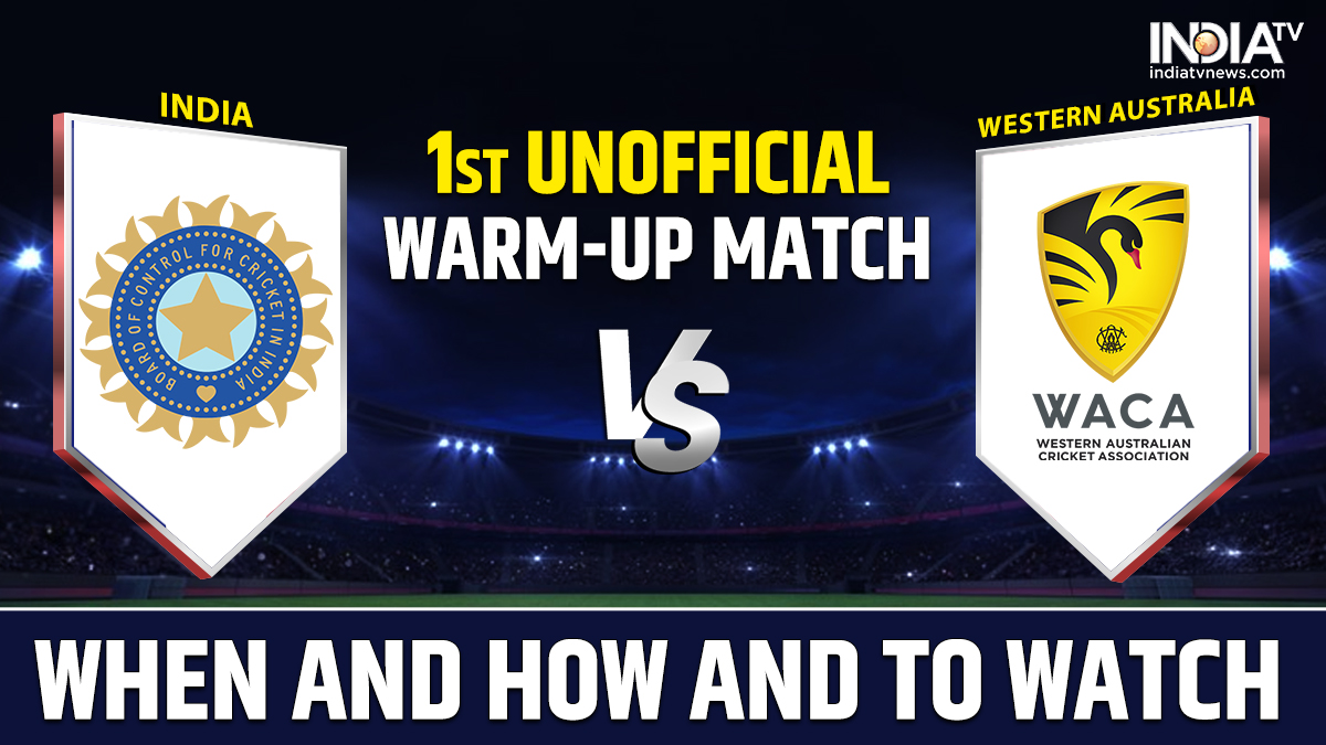 India Warm-Up Matches When and How to watch India vs Western Australia XI live streaming in India Cricket News