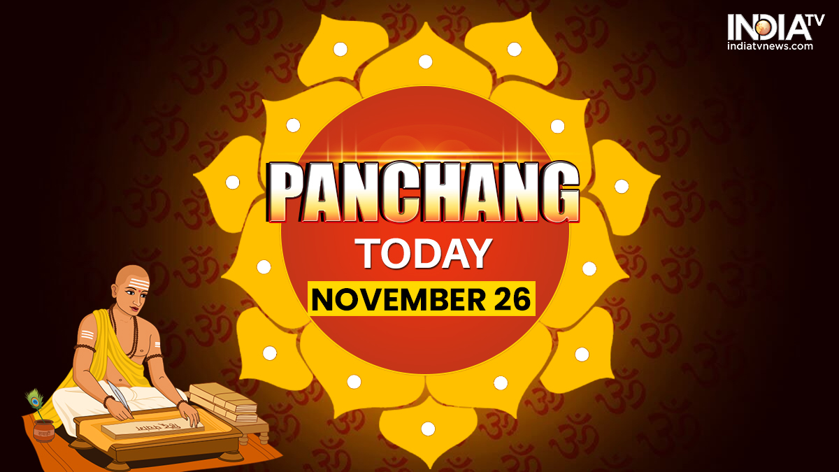 Aaj Ka Panchang 26 November 2022: Know Saturday's Panchang, Rahukaal ...