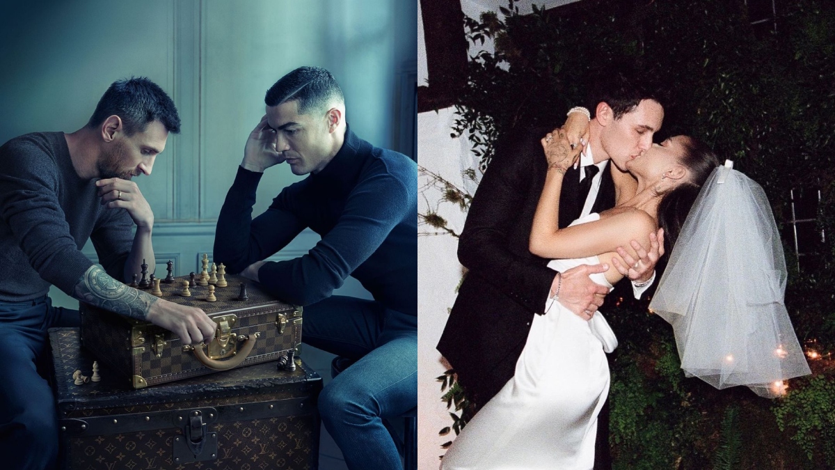 From Cristiano-Messi's chess picture to Ariana Grande's wedding