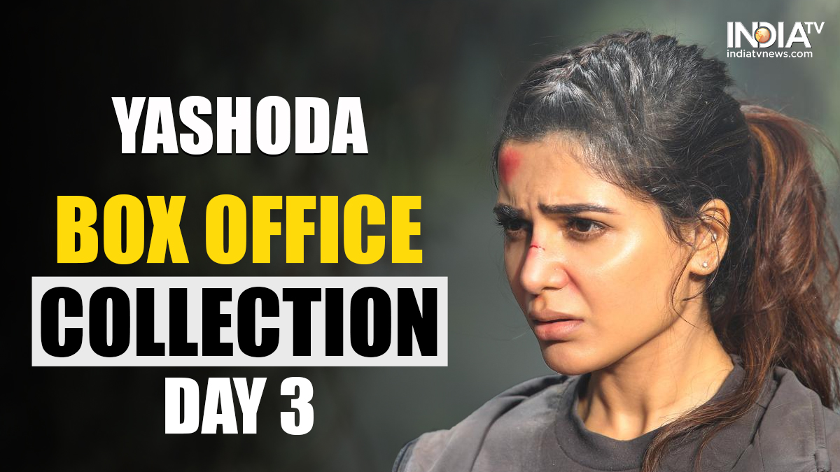 Yashoda Box Office Collection Day 3: Samantha Ruth Prabhu's film is phenomenal over the weekend