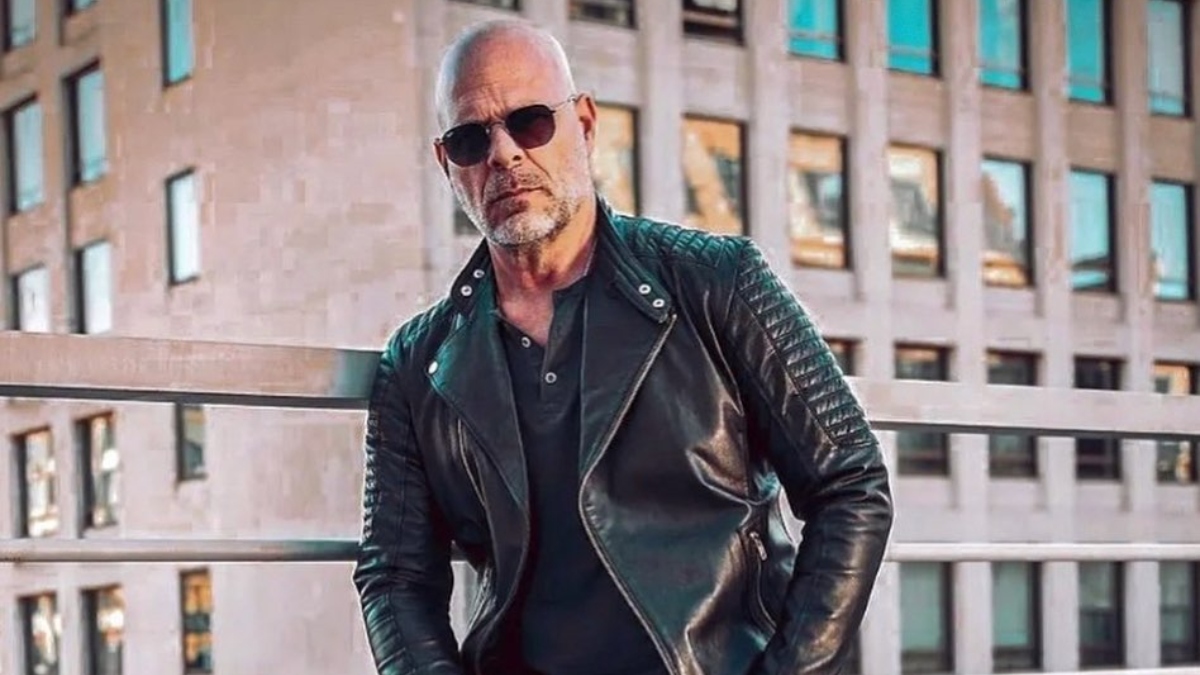 Bruce willis sale leather jacket