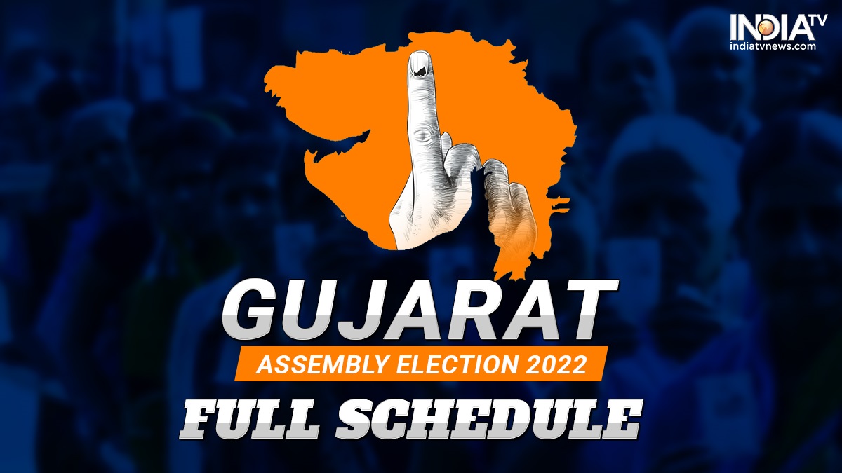 Gujarat Assembly Election 2022 Voting in two phases on Dec 1 and 5