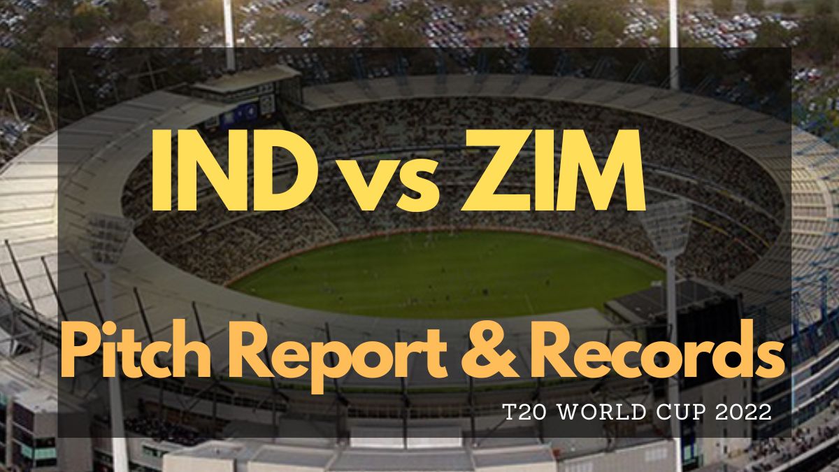 IND vs ZIM Pitch Report, T20 World Cup: Here’s everything about Melbourne Cricket Ground