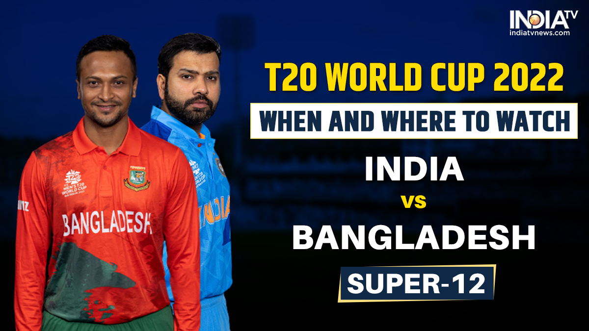 IND vs BAN, T20 World Cup Live Streaming: When and where to watch India vs Bangladesh on TV, online