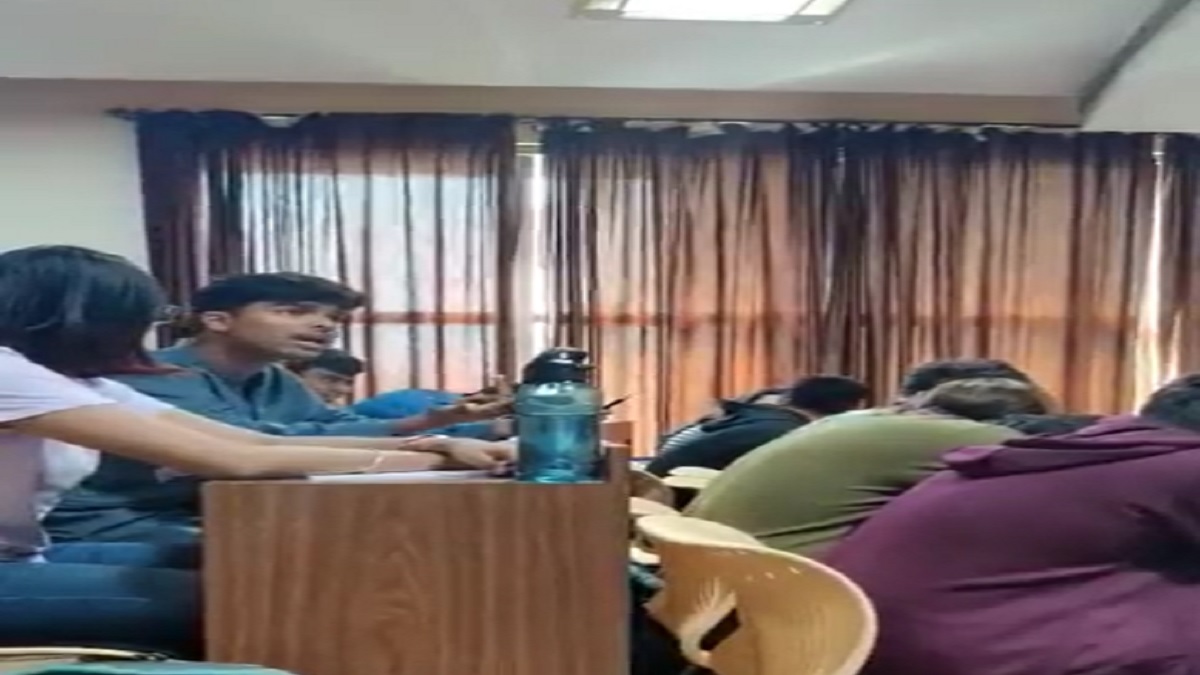 Karnataka professor calls Muslim student ‘Kasab,’ | Watch disciple’s severe refute