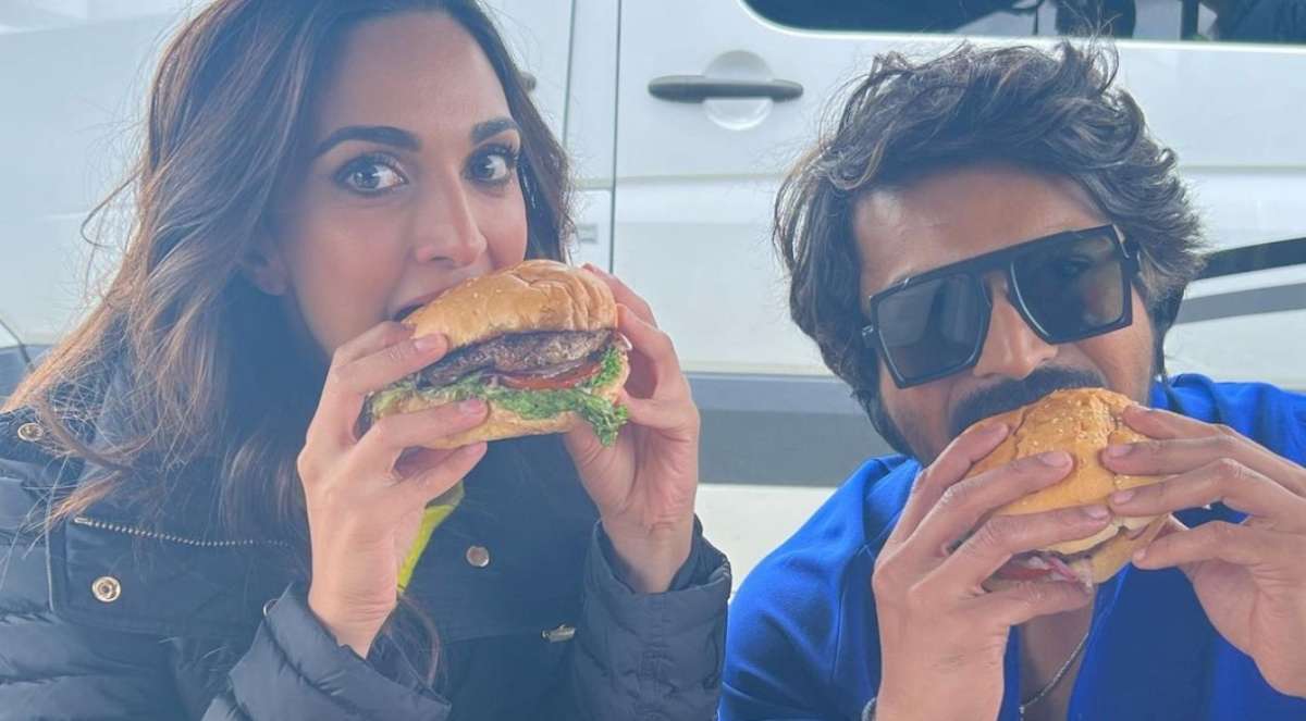 Ram Charan-Kiara Advani’s ‘burger’ diet on RC 15’s set in New Zealand is unmissable | Photos