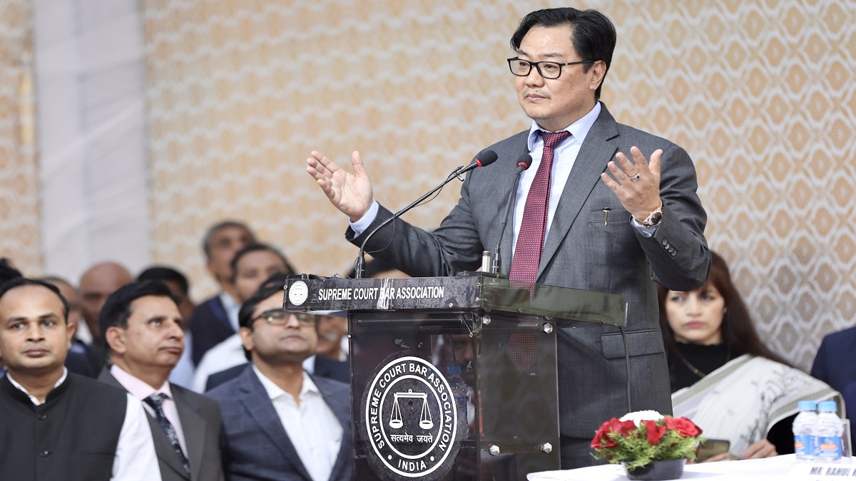 Collegium system 'alien' to Indian Constitution: Law Minister Kiren Rijiju