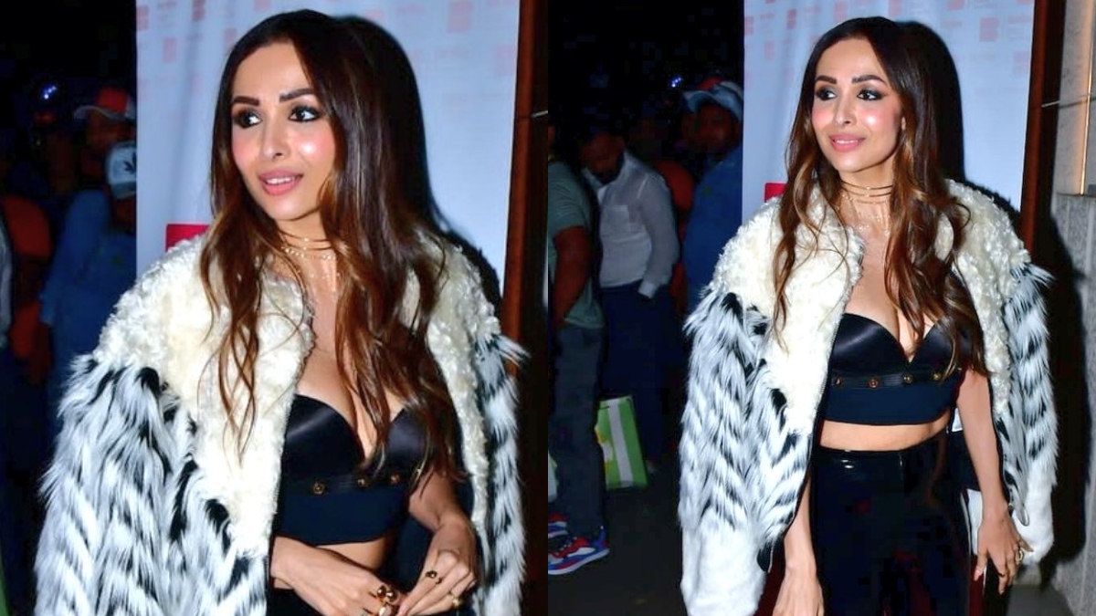 Malaika Arora's White Christian Dior Bralette Top With Black Alexander Wang  Pants Is A Must For Every Girl's Wardrobe!