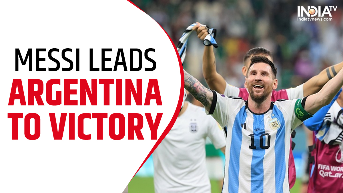 Lionel Messi, Argentina beat Mexico FIFA World Cup Qatar Group C