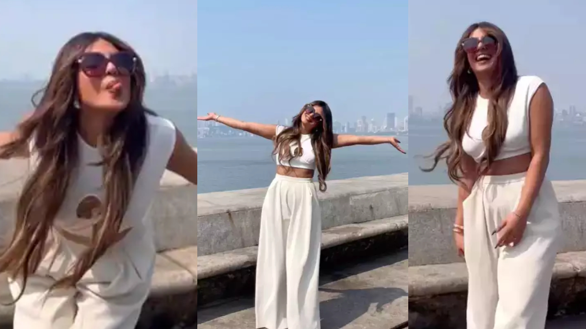 VIRAL: Priyanka Chopra channels the spirit of Mumbai, dances at Marine Drive on return to India after 3 years