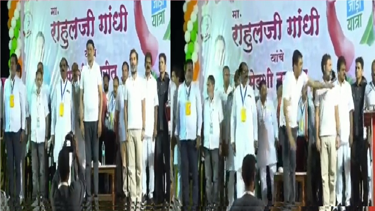 National Anthem blooper: Awkward moment at Rahul Gandhi’s Bharat Jodo Yatra |  WATCH