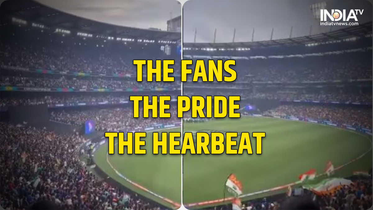 T20 World Cup 2022: Over 90,293 at Melbourne Cricket Ground unite for Indian National Anthem |  WATCH VIDEO