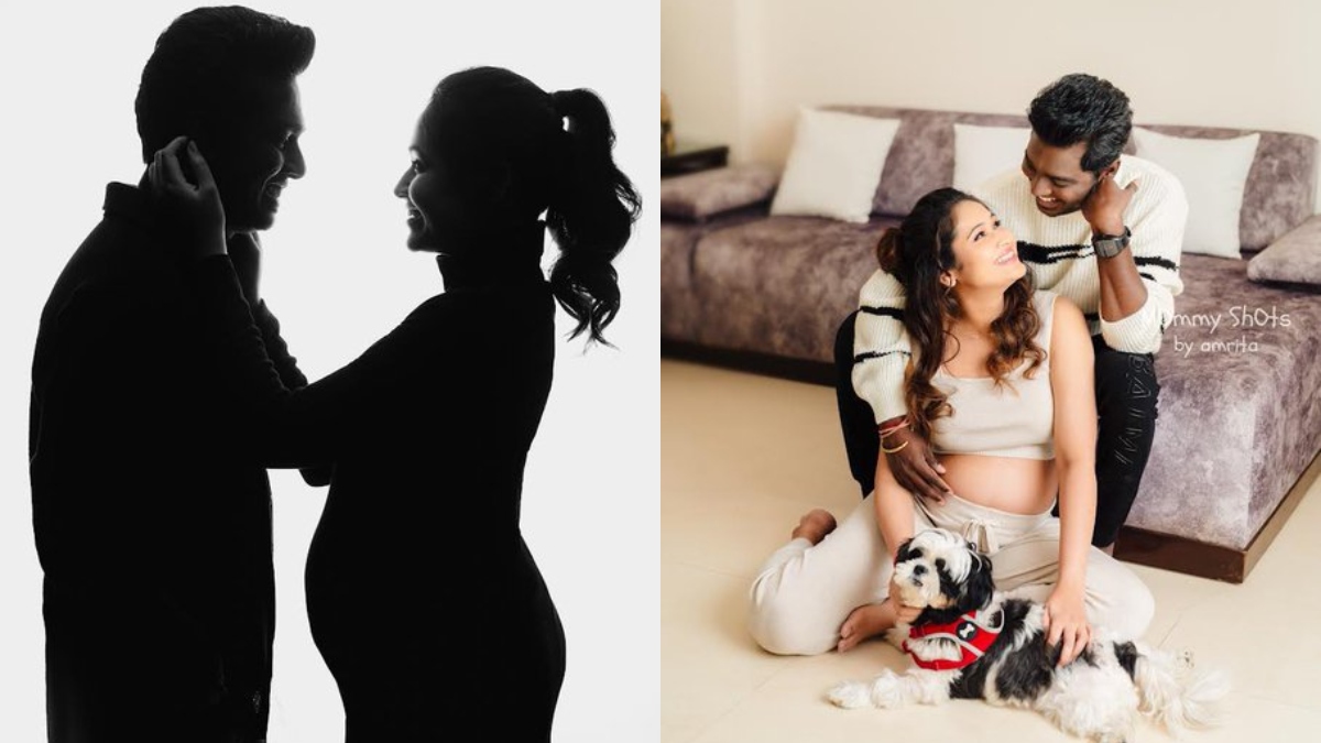 Fashionable Young Mixed-race Couple Indoors Standing In Studio Against  White Background. Portrait Of Interracial Couple, Caucasian Man Holding  With Pashion His Asian Girlfriend From Behind, Posing At Camera In Full  Length. People