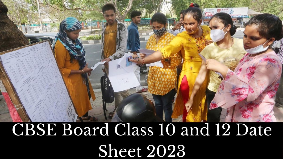 CBSE Date Sheet 2022: Released? Check here exam dates and latest updates