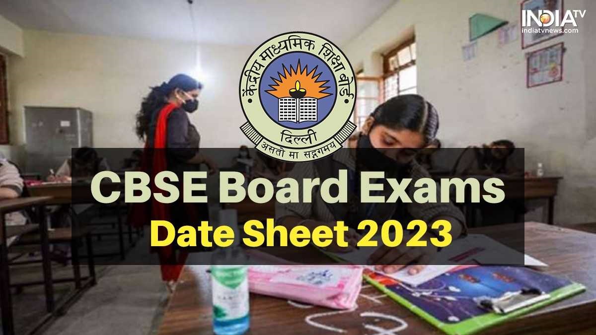 Cbse Class 10 12 Exam Date 2023 Date Sheet Admit Card Syllabus Cbse Nic