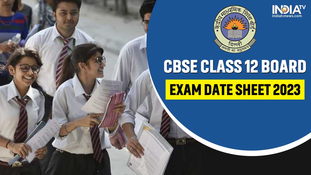 CBSE Class 12 Board Exam 2023: Date sheet released; know how to download from cbse.gov.in