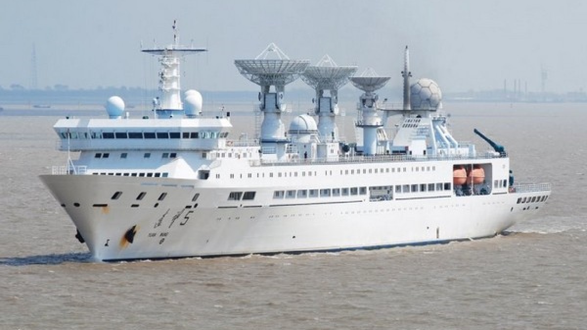 Kapal mata-mata China Yuan Wang 5 kapal penelitian meninggalkan wilayah Samudera Hindia