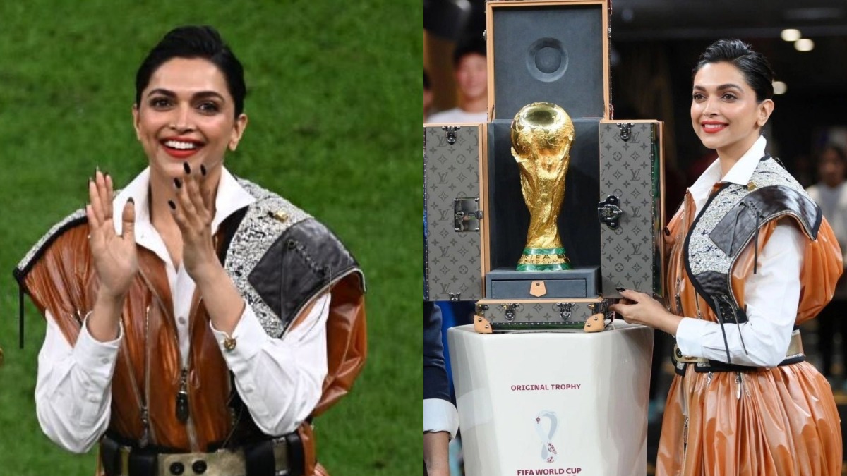 Deepika Padukone unveils FIFA World Cup 2022 trophy from a Louis Vuitton  trunk