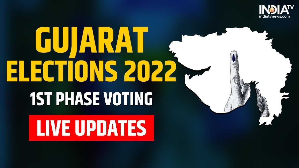 Gujarat Elections 2022 First Phase Voting Updates 89 Seats Saurashtra 