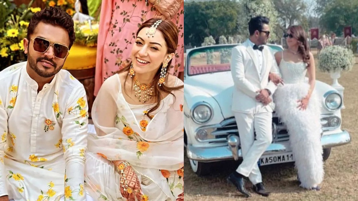 Hansika 1 Xxx - INSIDE Hansika Motwani-Sohael Khaturiya's white floral-themed pre-wedding  festivities | Photos, Videos | Celebrities News â€“ India TV