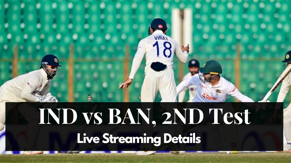 IND vs BAN 2nd Test, Live Streaming Details When and Where to watch India vs Bangladesh online, on TV? Cricket News