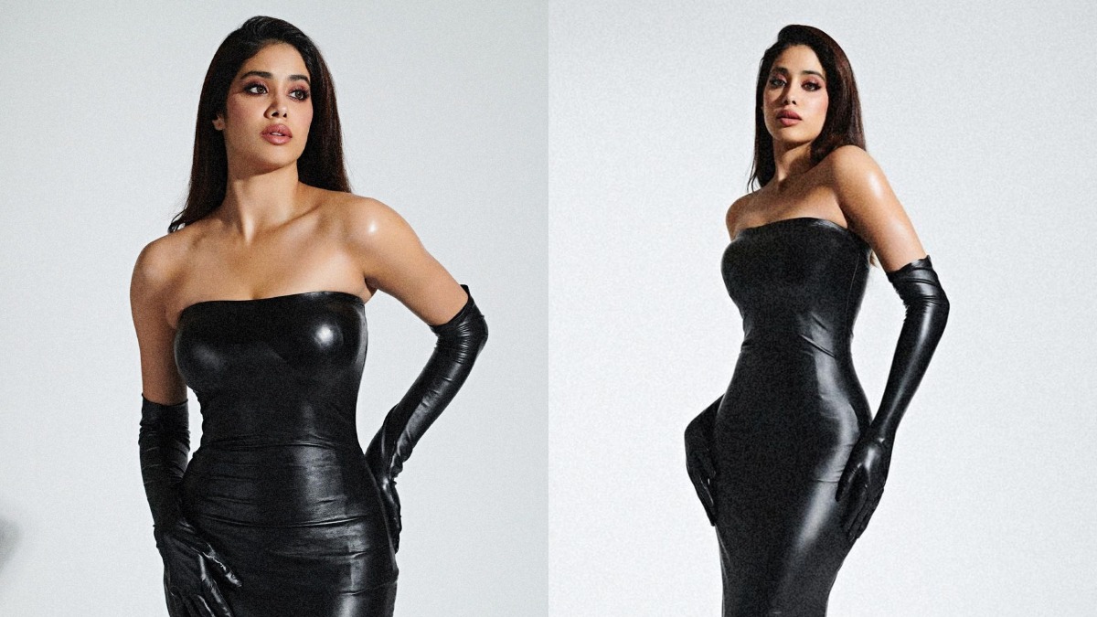 5 Times Janhvi Kapoor Showed Off her Style in A Super Stylish Leather Outfit