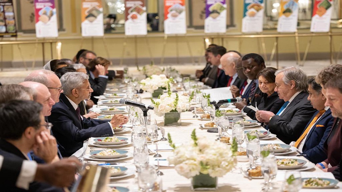 EAM S Jaishankar hosts UN chief Antonio Guterres, UNSC member state for 'millet lunch' in New York