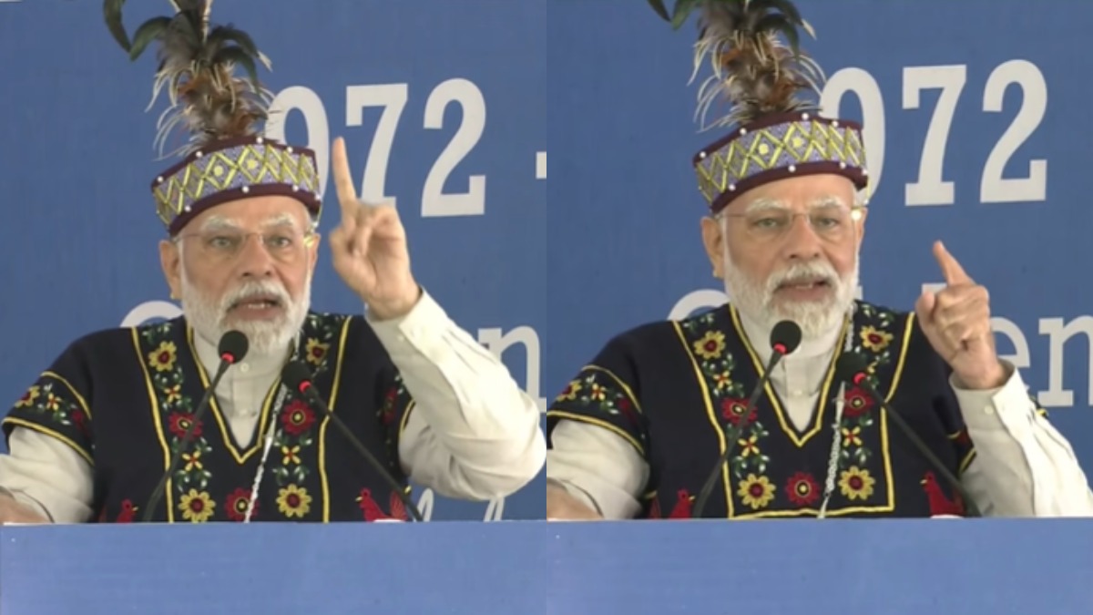 PM Narendra Modi's Meghalaya look 