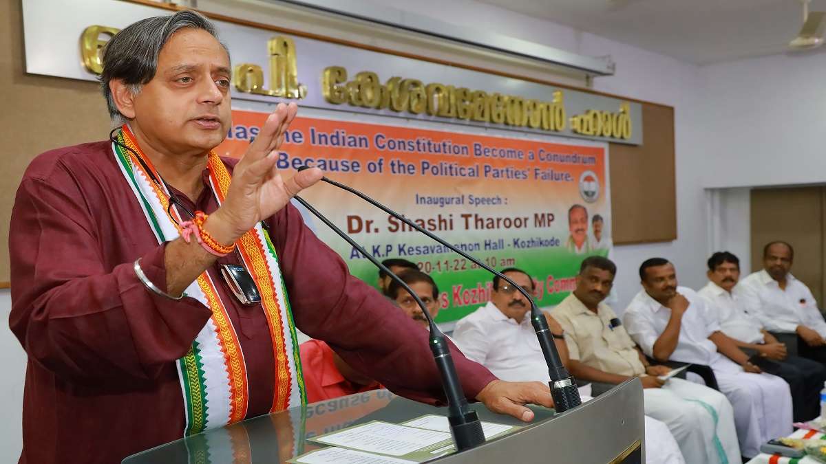 Unity need of hour in Congress, petty ‘group politics’ not needed: Shashi Tharoor